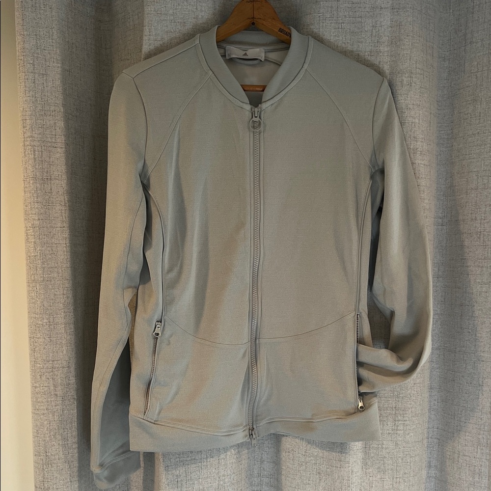 Stella McCartney for Adidas Light Gray Zip-Up Jacket